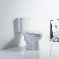 YS22236 Toaletă ceramică din 2 piese, toaletă sifonică S-sifon cuplată;