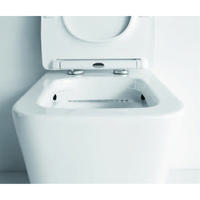 YS22251P Toaletă ceramică fără margine din 2 piese, toaletă cu capcană P;