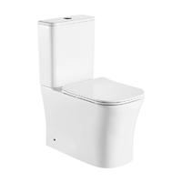 YS22291P2 Toaletă ceramică fără margine din 2 piese, toaletă cu capcană P;