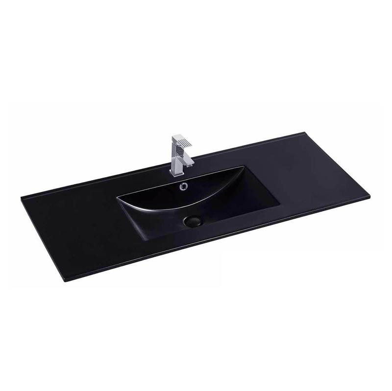 YS27286B-120 Chiuvetă dulap ceramică smălțuită negru mat, chiuvetă, chiuvetă pentru toaletă;