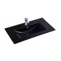 YS27286B-70 Chiuvetă dulap ceramică smălțuită neagră mat, chiuvetă, chiuvetă pentru toaletă;