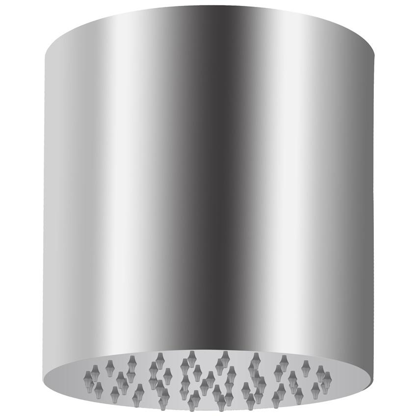 Cap de duș YS78114 SUS304, cap de duș cu efect de ploaie, design cilindric;