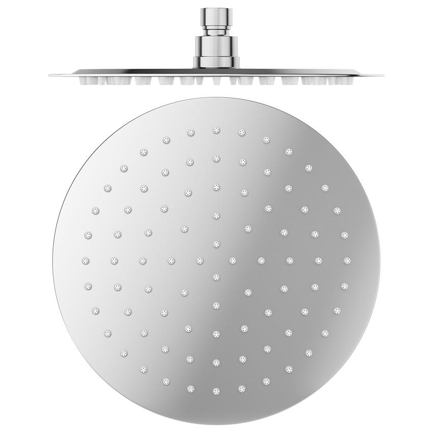 YS78601M-10 SUS304 cap de duș ultra-subțire de 2 mm, cap de duș cu efect de ploaie cu duze 5-în-1;