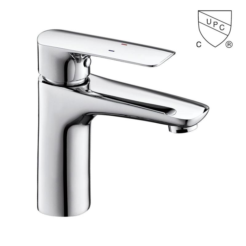 M0003 Robinet pentru chiuvetă de baie certificat UPC, CUPC, robinet pentru chiuvetă cu un singur mâner/4 inchi Centerset;