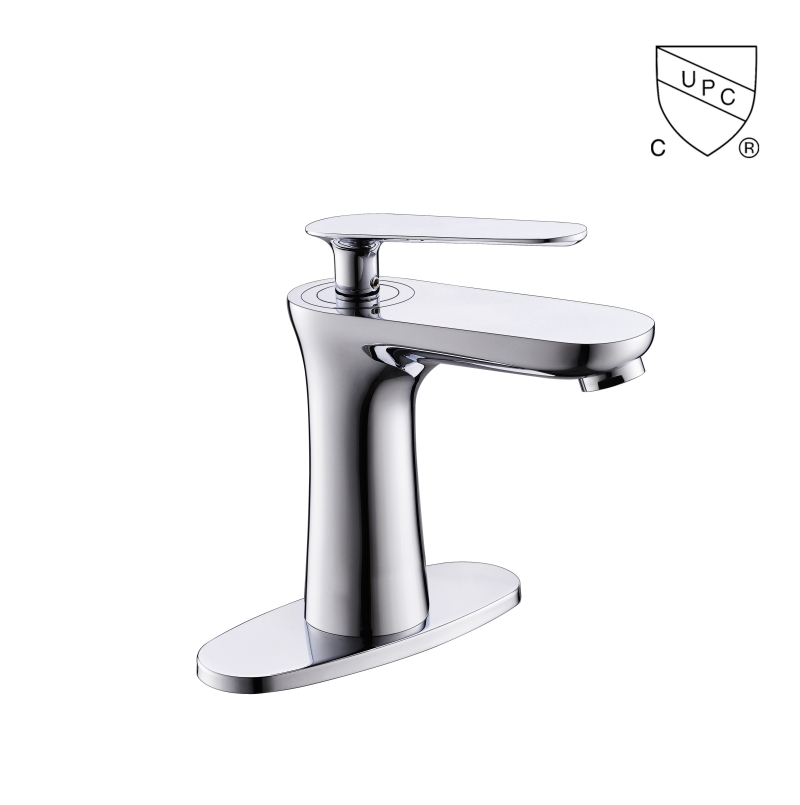 M0150 UPC, robinet pentru chiuvetă de baie certificat CUPC, robinet pentru chiuvetă cu 1 mâner cu o singură gaură/4 inchi Centerset;
