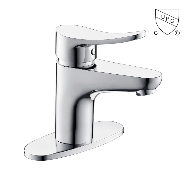 M0152 Robinet pentru chiuvetă de baie certificat UPC, CUPC, robinet pentru chiuvetă cu un singur mâner/4 inchi Centerset;
