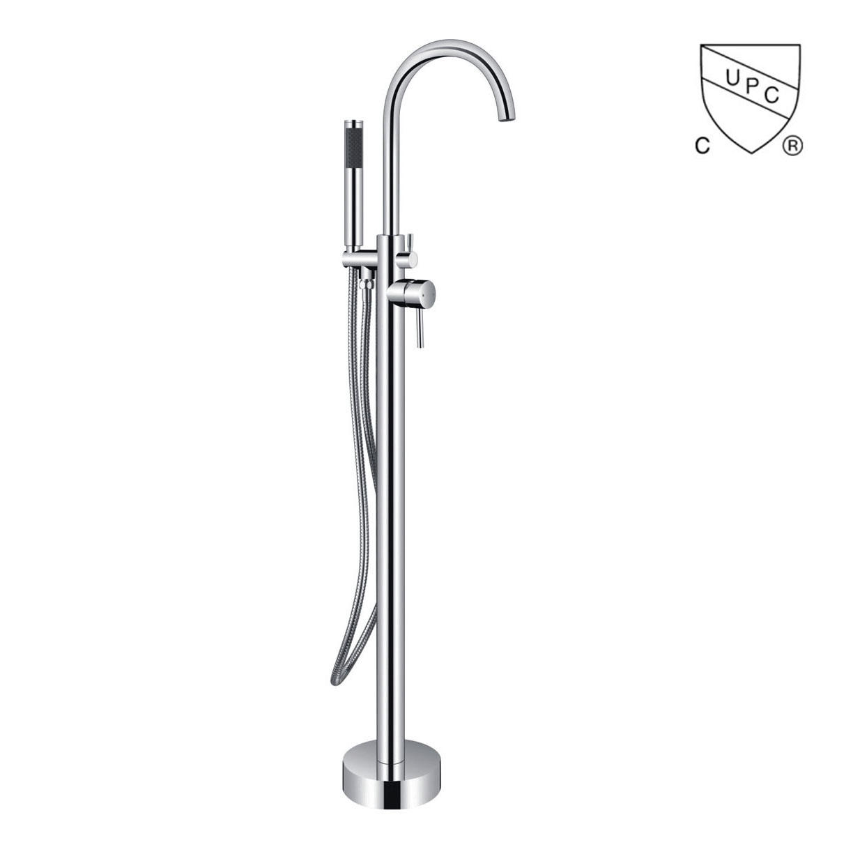 Y0119 UPC, robinet pentru cadă de sine stătător certificat CUPC, robinet pentru cadă cu montare pe podea;