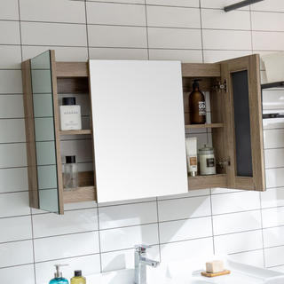 YS54102-M1 mobilier de baie, dulap cu oglindă, chiuvetă de baie