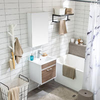 YS54105-M1 mobilier de baie, dulap cu oglindă, chiuvetă de baie