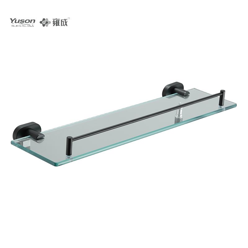 13387 Accesorii elegante pentru baie, rafturi pentru prosoape, poliță de depozitare, poliță din sticlă, sticlă securizată, montată pe perete (Seria 13300)