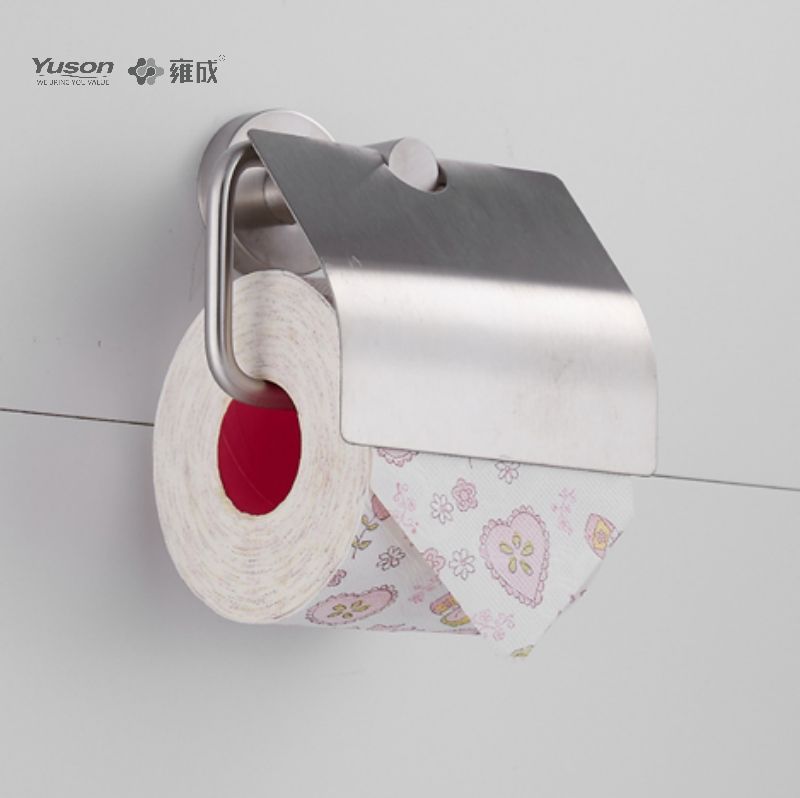 15586 Accesorii Sleek pentru baie, suport pentru hârtie igienică, zinc/alama/SUS Suport role pentru hârtie igienică, montat pe perete (Seria 15500)