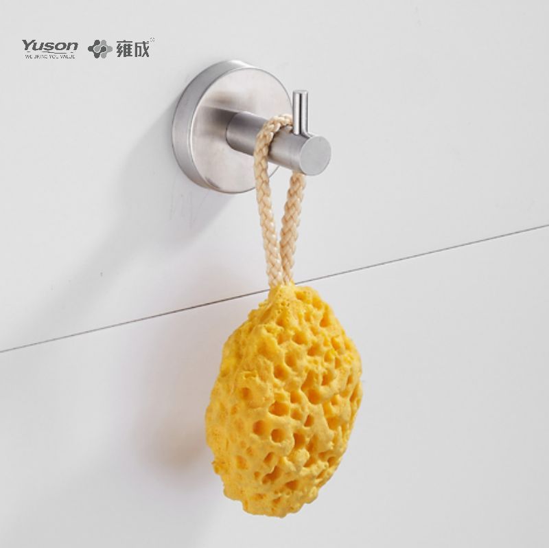 15588 Accesorii Sleek pentru baie, carlig pentru halat, carlig pentru halat din zinc/alama/SUS, montat pe perete (Seria 15500)