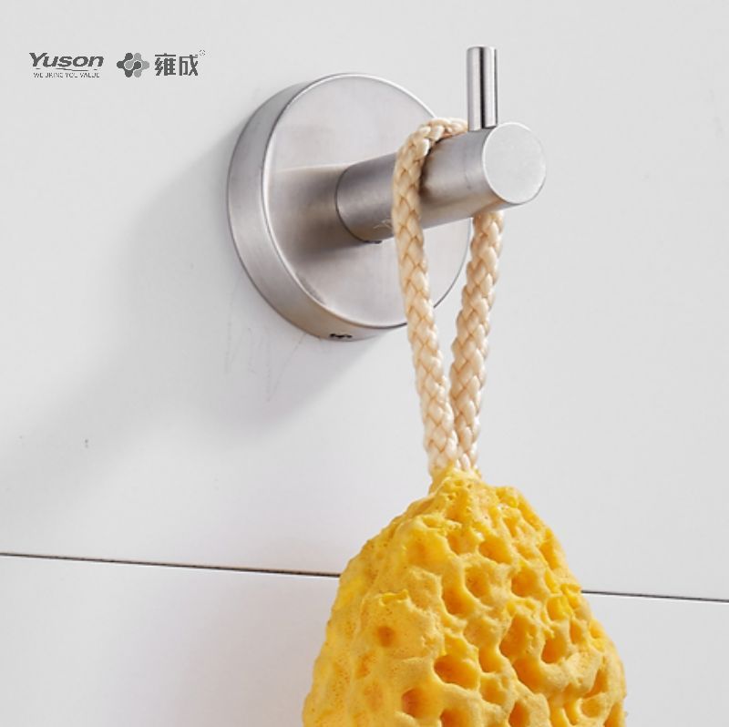15588 Accesorii Sleek pentru baie, carlig pentru halat, carlig pentru halat din zinc/alama/SUS, montat pe perete (Seria 15500)