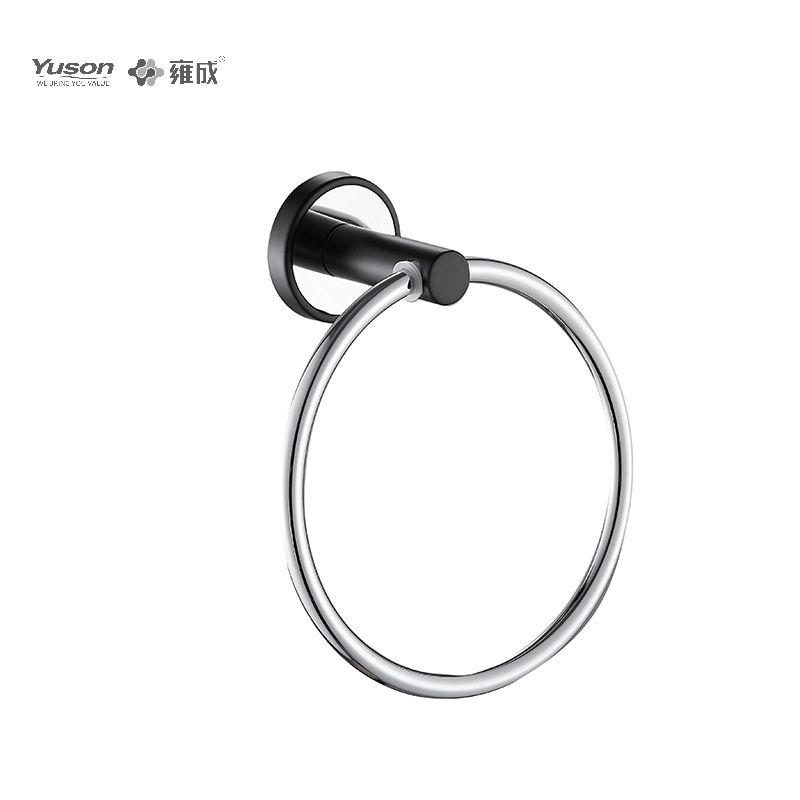 16710 Accesorii elegante pentru baie, inel pentru prosoape, suport pentru prosoape, zinc/alama/SUS Suport pentru prosoape, montat pe perete (Seria 16700)