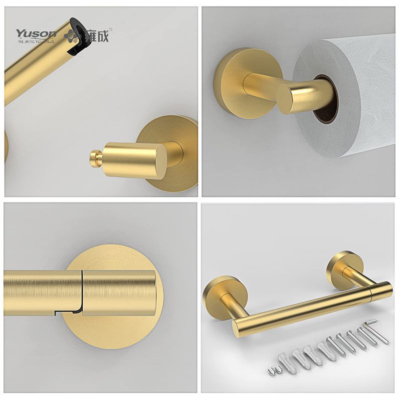 19286P Accesorii Sleek pentru baie, suport pentru hârtie igienică, zinc/alama/SUS Suport role pentru hârtie igienică, montat pe perete (Seria 19200)