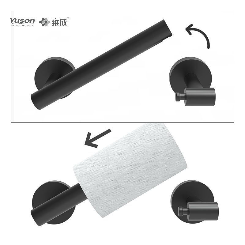 19286P Accesorii Sleek pentru baie, suport pentru hârtie igienică, zinc/alama/SUS Suport role pentru hârtie igienică, montat pe perete (Seria 19200)
