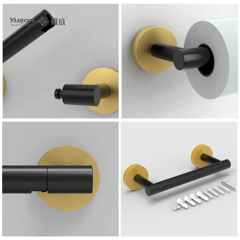 19286P Accesorii Sleek pentru baie, suport pentru hârtie igienică, zinc/alama/SUS Suport role pentru hârtie igienică, montat pe perete (Seria 19200)