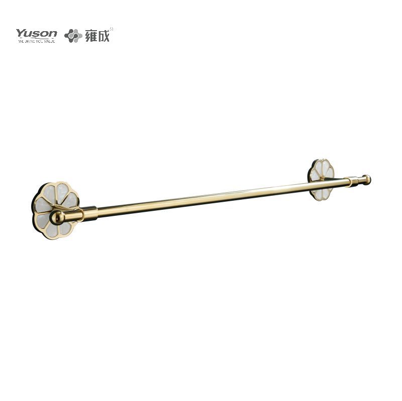 21024 Accesorii elegante pentru baie, bare pentru prosoape, 24”, Suport pentru prosoape, zinc/alama/SUS Suport pentru prosoape, montat pe perete (Seria 21000)