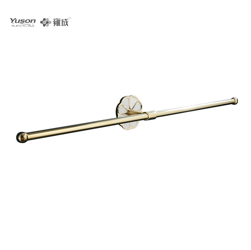 21024D Accesorii elegante pentru baie, Bare pentru prosoape cu 2 poli, Suport pentru prosoape de 24”, Suport pentru prosoape din zinc/alama/SUS, montat pe perete (Seria 21000)
