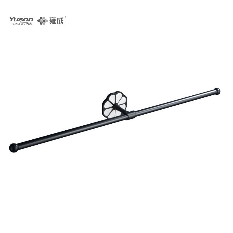 21024D Accesorii elegante pentru baie, Bare pentru prosoape cu 2 poli, Suport pentru prosoape de 24”, Suport pentru prosoape din zinc/alama/SUS, montat pe perete (Seria 21000)