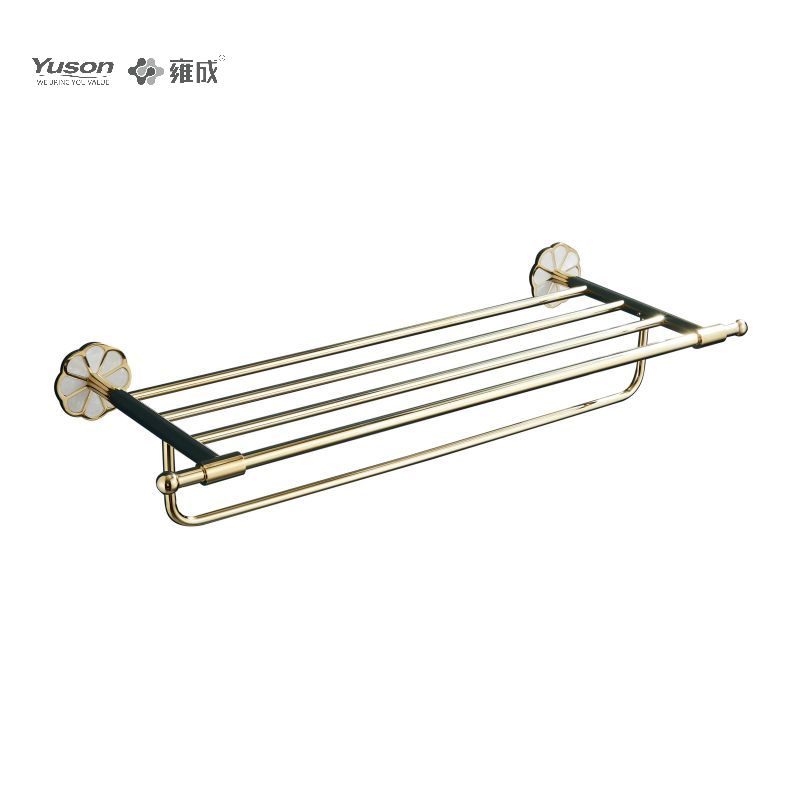 21062 Accesorii elegante pentru baie, rafturi pentru prosoape, suport pentru prosoape, zinc/alama/SUS Suport prosoape, montat pe perete (Seria 21000)