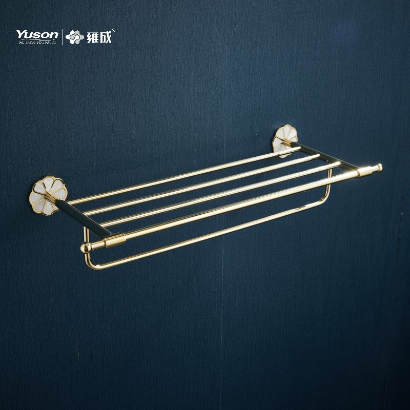 21062 Accesorii elegante pentru baie, rafturi pentru prosoape, suport pentru prosoape, zinc/alama/SUS Suport prosoape, montat pe perete (Seria 21000)