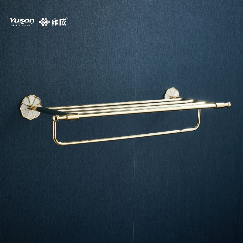 21062 Accesorii elegante pentru baie, rafturi pentru prosoape, suport pentru prosoape, zinc/alama/SUS Suport prosoape, montat pe perete (Seria 21000)
