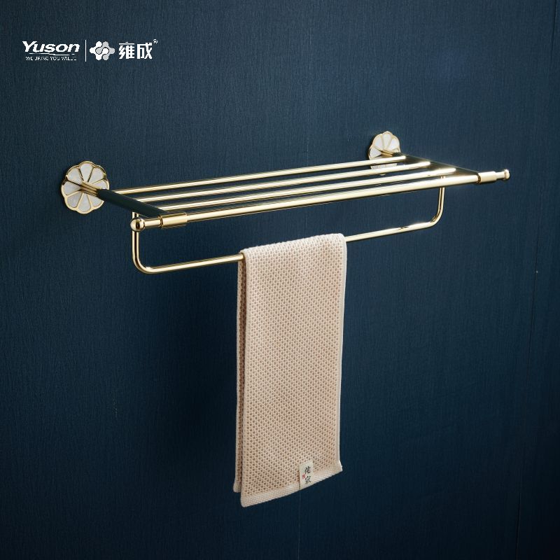 21062 Accesorii elegante pentru baie, rafturi pentru prosoape, suport pentru prosoape, zinc/alama/SUS Suport prosoape, montat pe perete (Seria 21000)