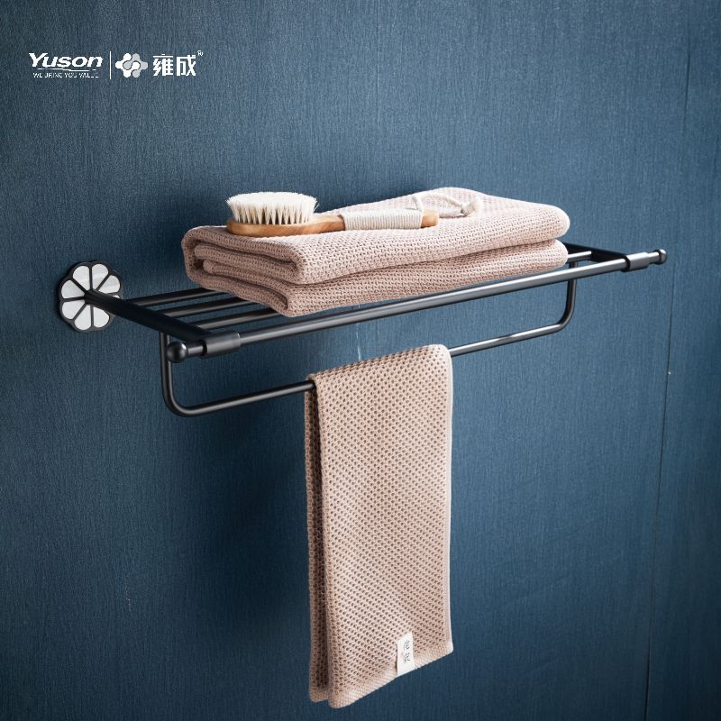 21062 Accesorii elegante pentru baie, rafturi pentru prosoape, suport pentru prosoape, zinc/alama/SUS Suport prosoape, montat pe perete (Seria 21000)
