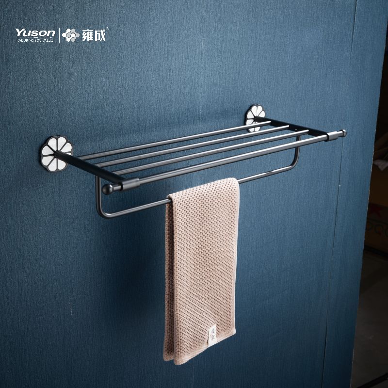 21062 Accesorii elegante pentru baie, rafturi pentru prosoape, suport pentru prosoape, zinc/alama/SUS Suport prosoape, montat pe perete (Seria 21000)