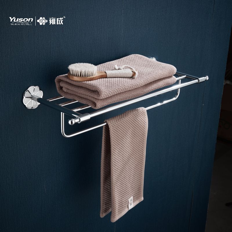 21062 Accesorii elegante pentru baie, rafturi pentru prosoape, suport pentru prosoape, zinc/alama/SUS Suport prosoape, montat pe perete (Seria 21000)