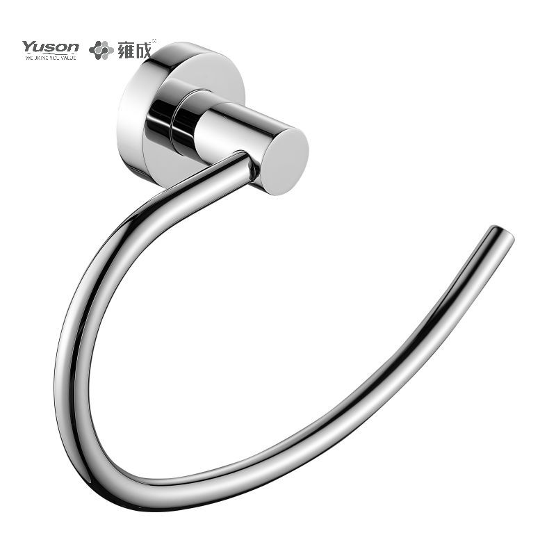 21610 Accesorii elegante pentru baie, inel pentru prosoape, suport pentru prosoape, zinc/alama/SUS Suport pentru prosoape, montat pe perete (Seria 21600)